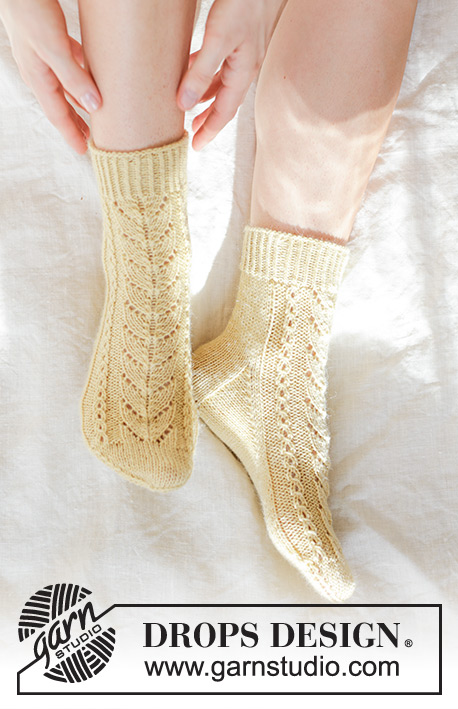 DROPS Design free patterns - Dámské ponožky