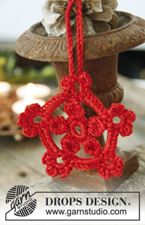 Free patterns - Christmas Tree Ornaments / DROPS Extra 0-1006