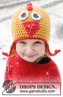 Free patterns - Children Earflap Hats / DROPS Extra 0-1016