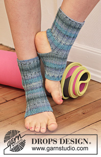 Free patterns - Yoga Socks / DROPS Extra 0-1090