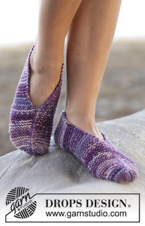 Free patterns - Children Slippers / DROPS Extra 0-1093