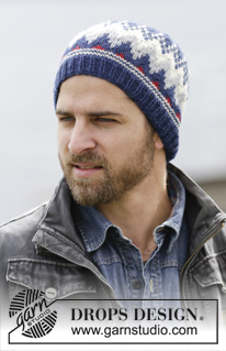 Free patterns - Men's Hats & Headbands / DROPS Extra 0-1148
