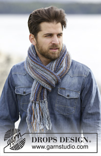 Free patterns - Men's Scarves & Neck Warmers / DROPS Extra 0-1155