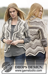 Free patterns - Short Sleeve Cardigans / DROPS Extra 0-1181
