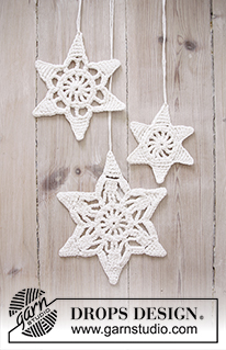 Free patterns - Christmas Tree Ornaments / DROPS Extra 0-1205