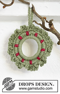 Free patterns - Christmas Tree Ornaments / DROPS Extra 0-1210