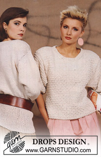 Free patterns - Retro Chic Throwback Mönster / DROPS Extra 0-122