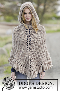 Free patterns - Hetteponchoer / DROPS Extra 0-1221