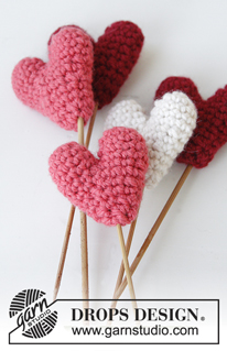 Free patterns - Valentine's Day / DROPS Extra 0-1222