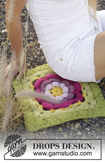 Free patterns - Felted Seat Pads / DROPS Extra 0-1238