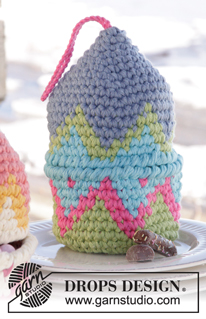 Free patterns - Baskets / DROPS Extra 0-1249