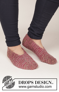 Free patterns - Slippers / DROPS Extra 0-1279
