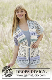 Free patterns - Open Front Vests / DROPS Extra 0-1296