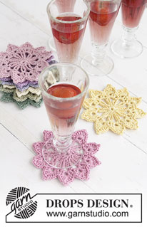 Free patterns - Coasters & Placemats / DROPS Extra 0-1305
