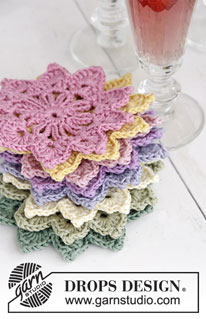 Free patterns - Coasters & Placemats / DROPS Extra 0-1305