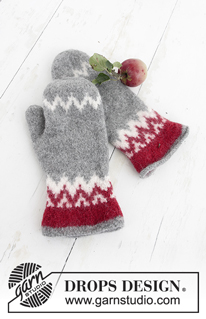 Free patterns - Christmas Mittens / DROPS Extra 0-1328