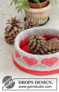 Free patterns - Christmas Table Decor / DROPS Extra 0-1340