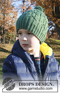 Free patterns - Children Hats / DROPS Extra 0-1358