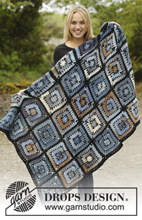 Free patterns - Blankets / DROPS Extra 0-1363