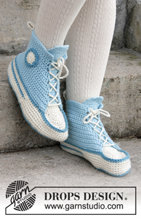 Free patterns - Children Slippers / DROPS Extra 0-1378