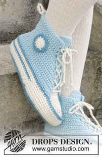 Free patterns - Slippers / DROPS Extra 0-1378