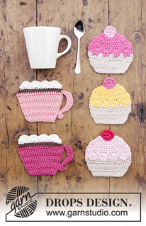 Free patterns - Coasters & Placemats / DROPS Extra 0-1384