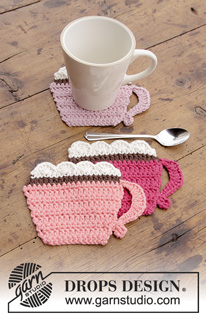 Free patterns - Coasters & Placemats / DROPS Extra 0-1384