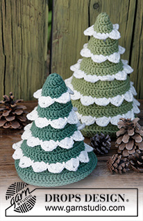 Free patterns - Christmas Table Decor / DROPS Extra 0-1398