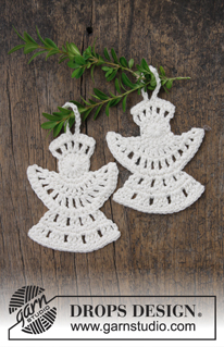 Free patterns - Christmas Tree Ornaments / DROPS Extra 0-1406