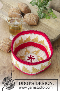 Free patterns - Baskets / DROPS Extra 0-1410