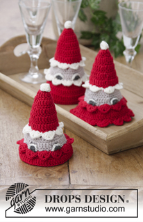 Free patterns - Christmas Table Decor / DROPS Extra 0-1411