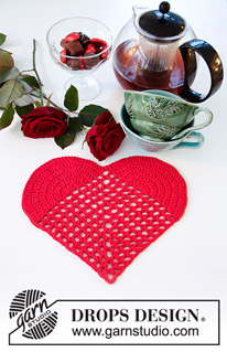 Free patterns - Valentine's Day / DROPS Extra 0-1418