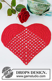 Free patterns - Valentine's Day / DROPS Extra 0-1418