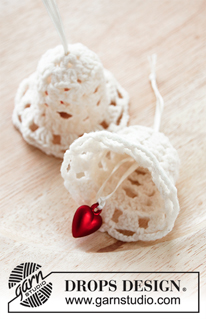 Free patterns - Christmas Tree Ornaments / DROPS Extra 0-1446