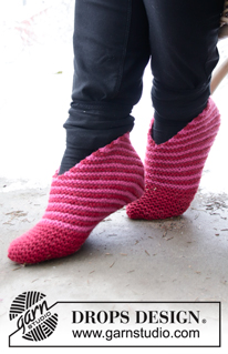 Free patterns - Christmas Socks & Slippers / DROPS Extra 0-1448