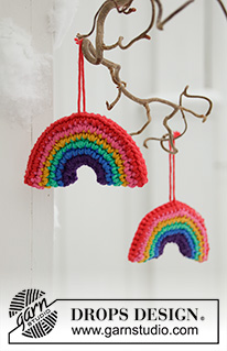 Free patterns - Christmas Tree Ornaments / DROPS Extra 0-1463