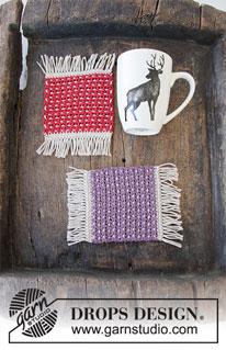 Free patterns - Coasters & Placemats / DROPS Extra 0-1474