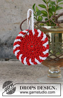 Free patterns - Christmas Tree Ornaments / DROPS Extra 0-1477