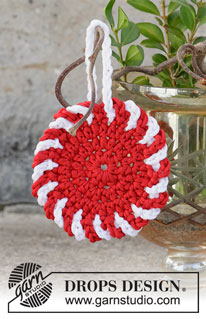 Free patterns - Christmas Tree Ornaments / DROPS Extra 0-1477