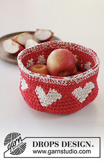 Free patterns - Baskets / DROPS Extra 0-1508
