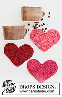 Free patterns - Valentine's Day / DROPS Extra 0-1511