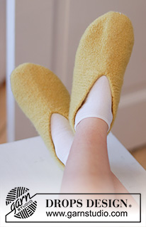 Free patterns - Children Slippers / DROPS Extra 0-1535