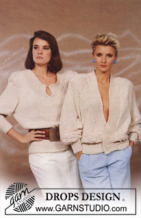 Free patterns - Retro Chic Throwback Oppskrifter / DROPS Extra 0-154
