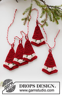 Free patterns - Christmas Tree Ornaments / DROPS Extra 0-1543