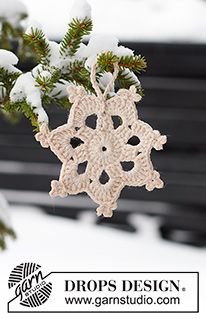 Free patterns - Christmas Tree Ornaments / DROPS Extra 0-1563