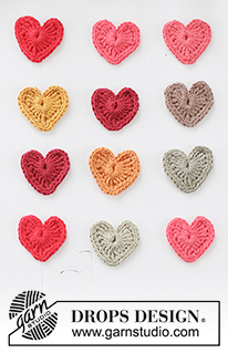 Free patterns - Valentine's Day / DROPS Extra 0-1564