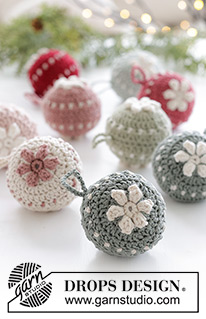 Free patterns - Christmas Tree Ornaments / DROPS Extra 0-1572