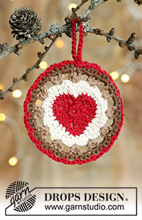 Free patterns - Christmas Decorations / DROPS Extra 0-1583