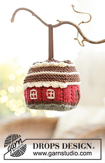 Free patterns - Christmas Tree Ornaments / DROPS Extra 0-1608