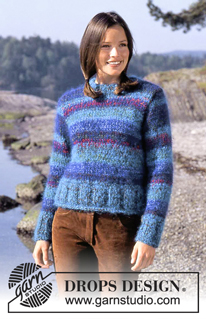 Free patterns - Striped Jumpers / DROPS Extra 0-23
